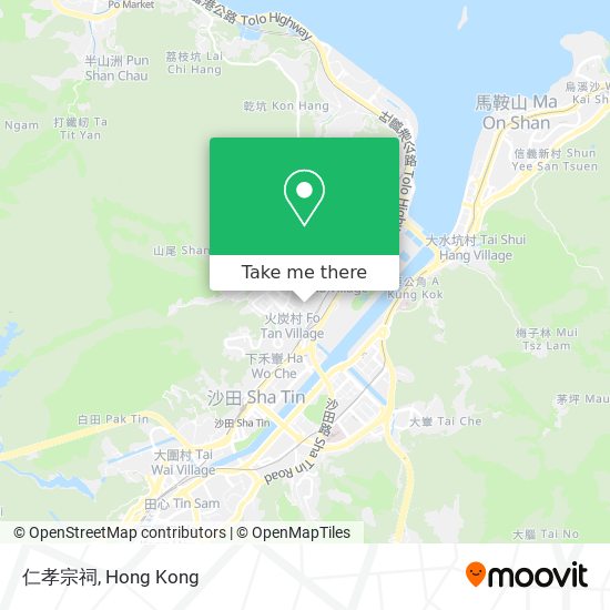 仁孝宗祠地圖