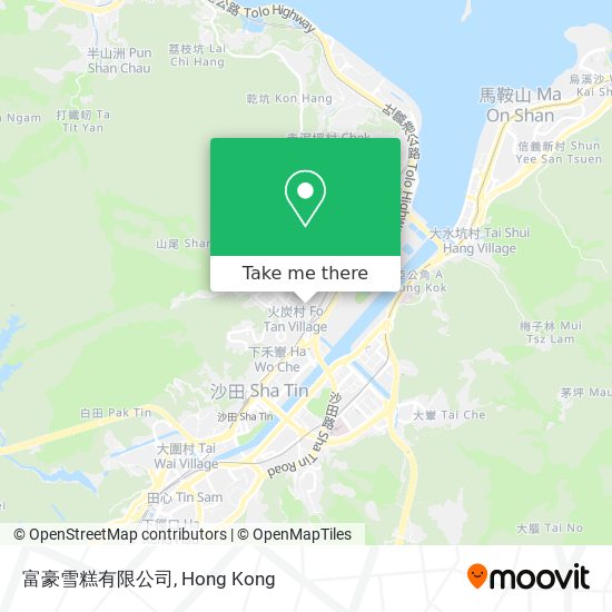 富豪雪糕有限公司地圖