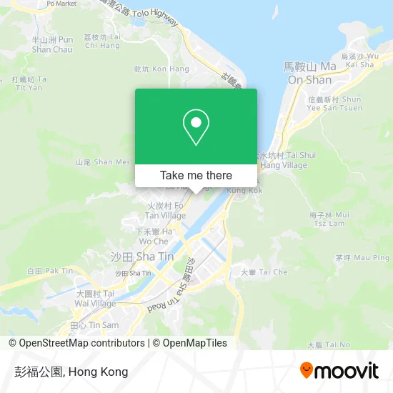 彭福公園 map