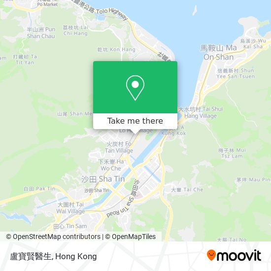 盧寶賢醫生地圖