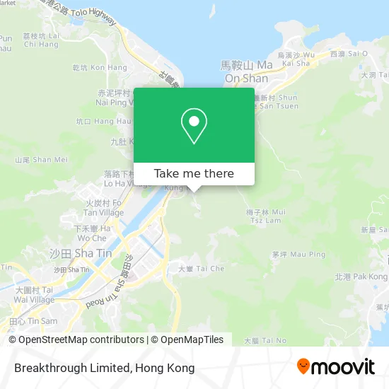 Breakthrough Limited map