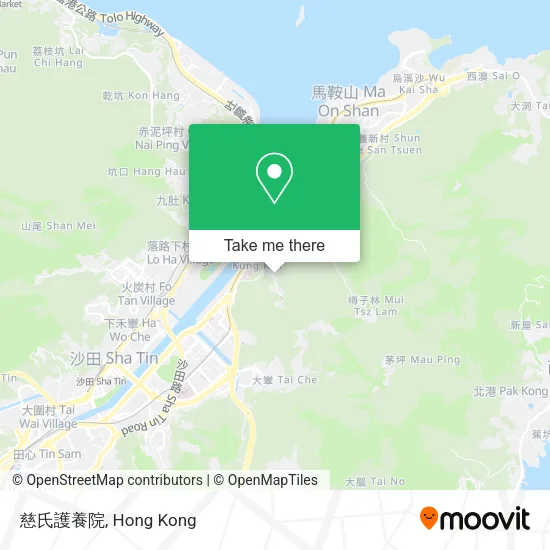 慈氏護養院地圖