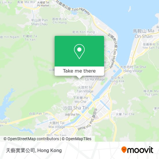 天藝實業公司 map
