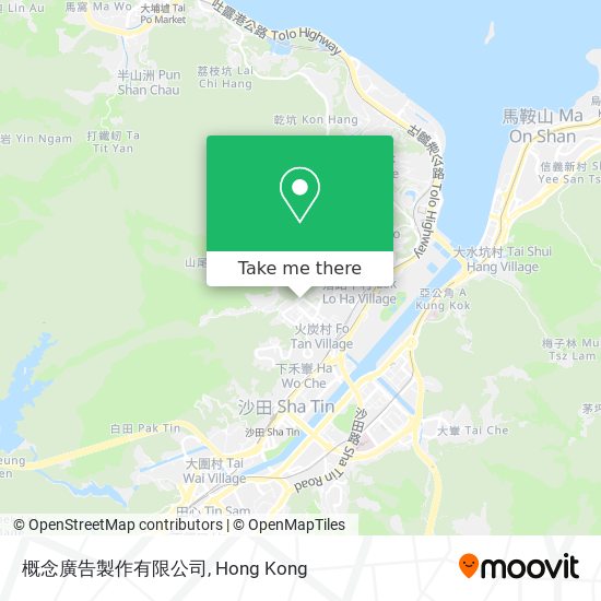 概念廣告製作有限公司 map