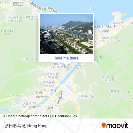 沙田赛马场 map