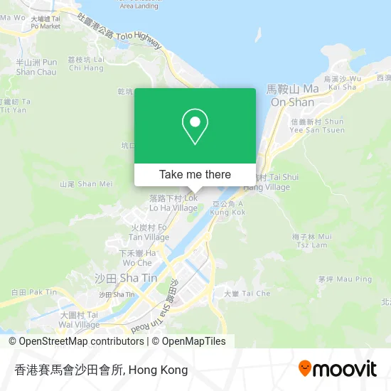 香港賽馬會沙田會所 map