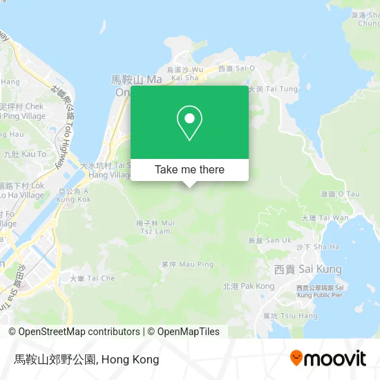 馬鞍山郊野公園 map