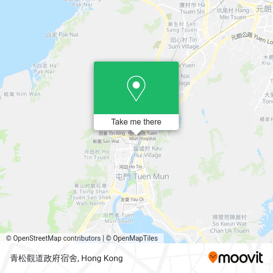 青松觀道政府宿舍地圖