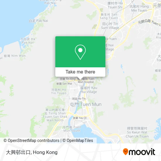 大興邨出口地圖