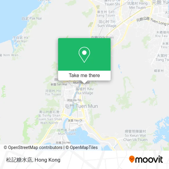 松記糖水店 map