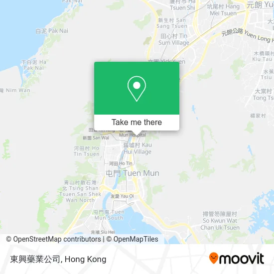 東興藥業公司 map