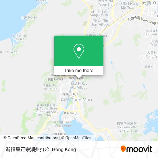 新福星正宗潮州打冷地圖
