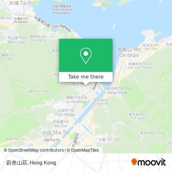 蔚叁山莊 map
