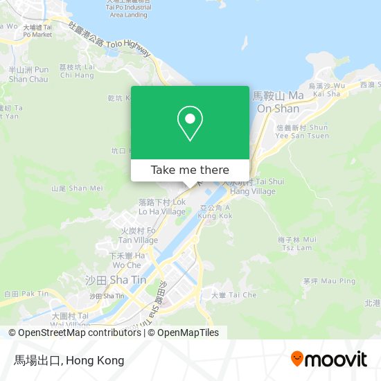 馬場出口 map