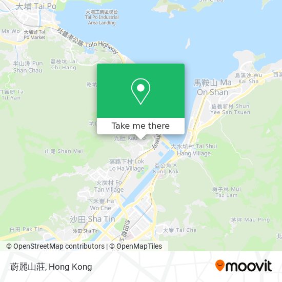 蔚麗山莊地圖