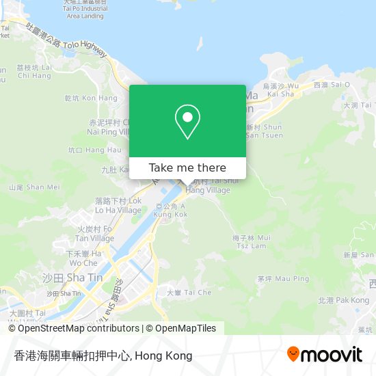 香港海關車輛扣押中心 map
