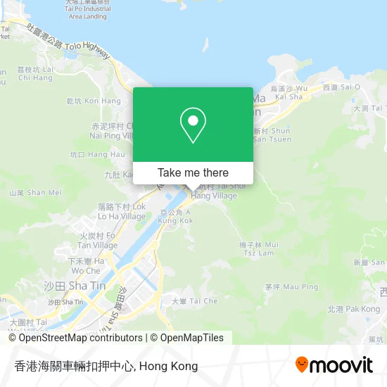 香港海關車輛扣押中心 map