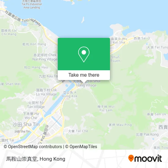馬鞍山崇真堂 map