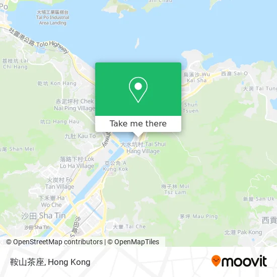 鞍山茶座 map