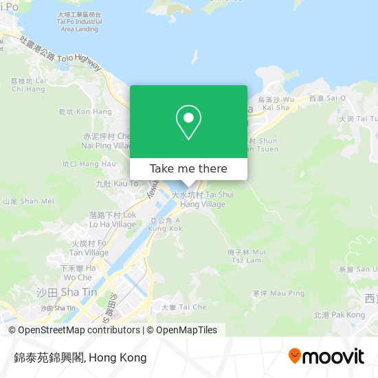 錦泰苑錦興閣地圖