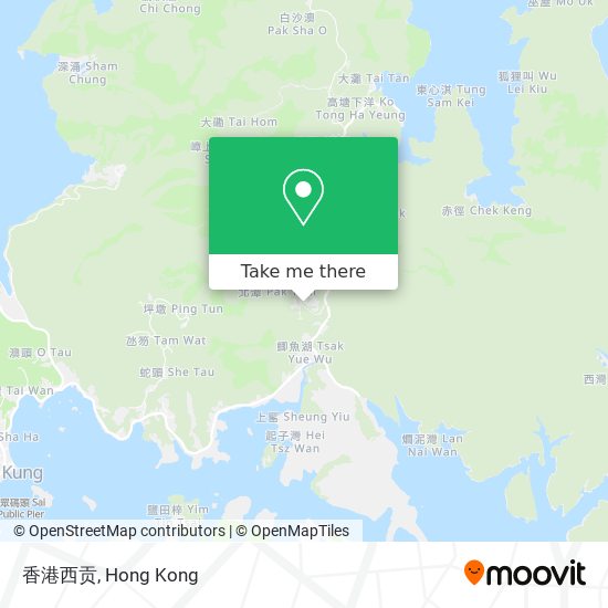 香港西贡 map