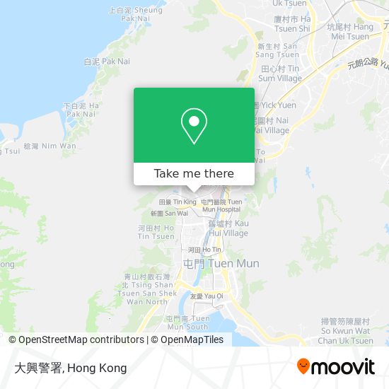 大興警署地圖