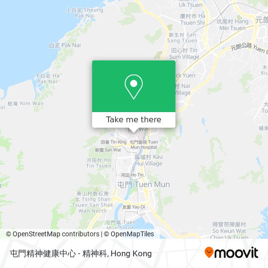 屯門精神健康中心 - 精神科 map