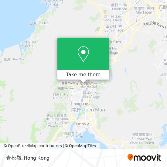 青松觀 map