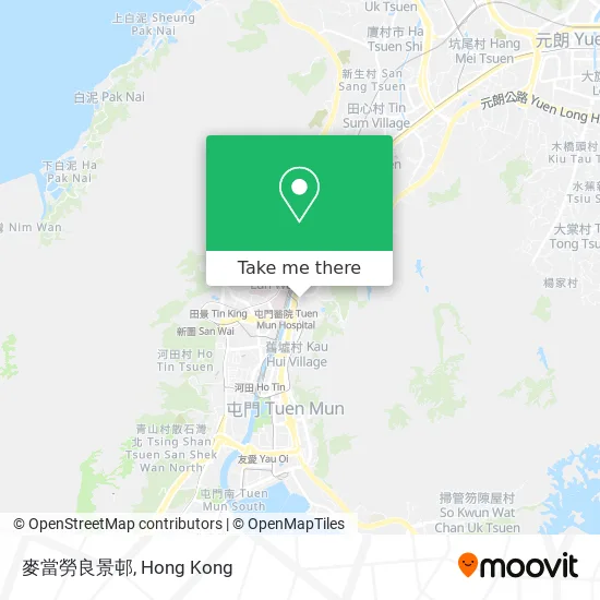 麥當勞良景邨地圖