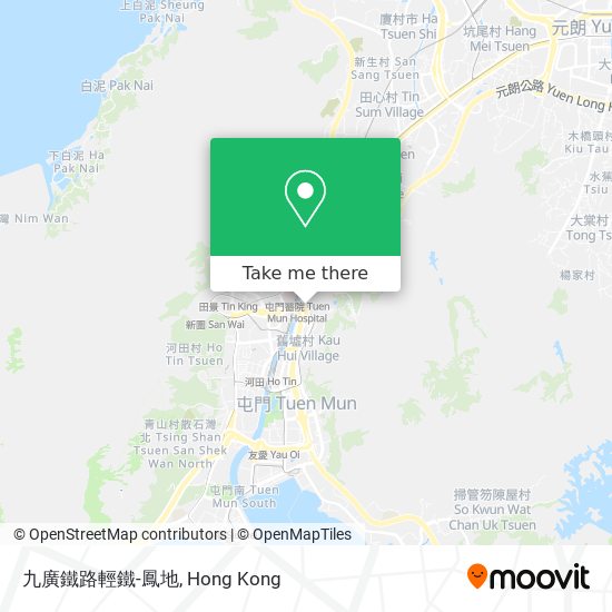 九廣鐵路輕鐵-鳳地 map