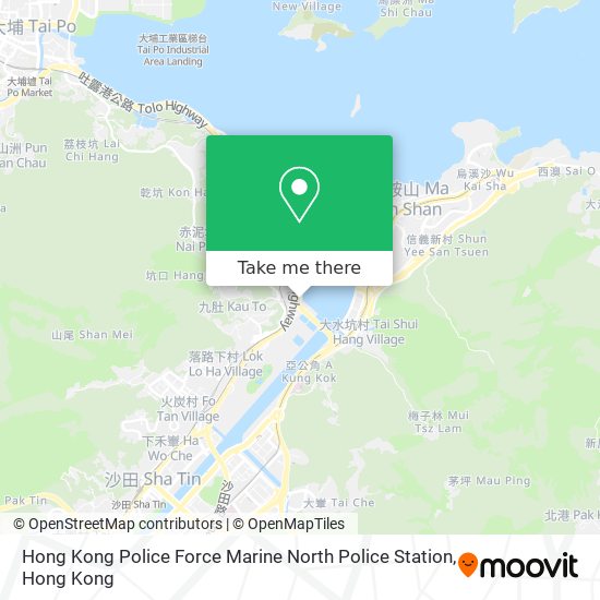 Hong Kong Police Force Marine North Police Station地圖