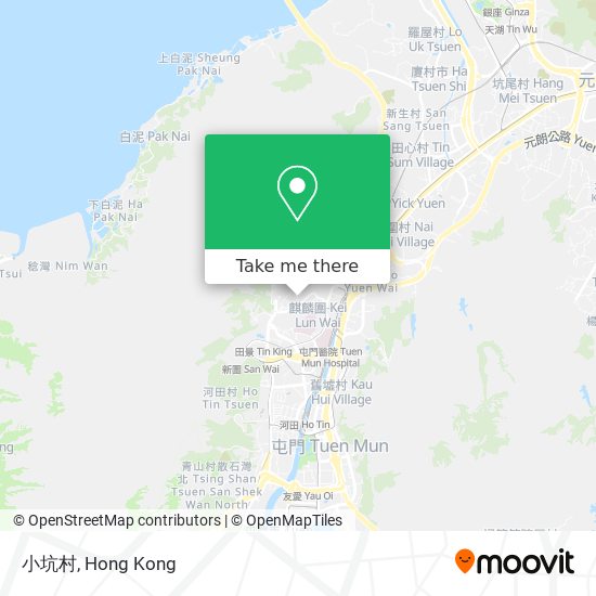 小坑村 map