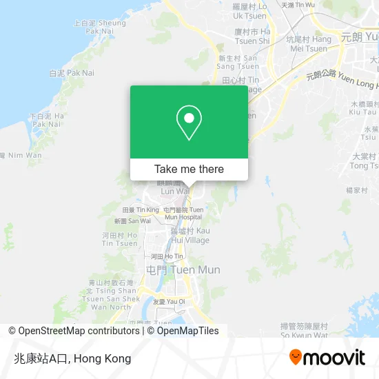 兆康站A口 map