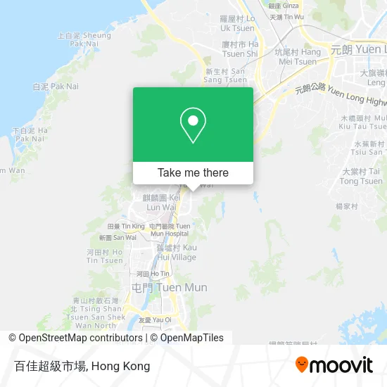 百佳超級市場 map