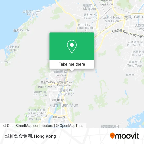城軒飲食集團地圖