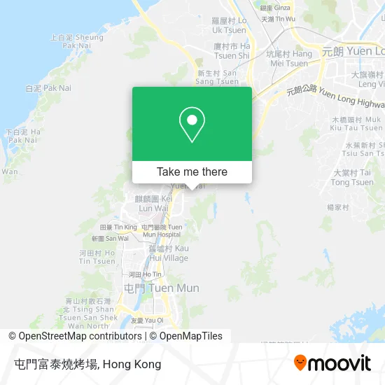屯門富泰燒烤場地圖