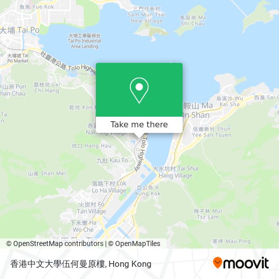 香港中文大學伍何曼原樓 map