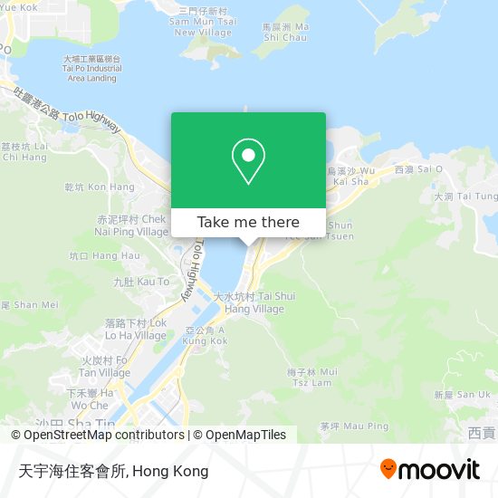 天宇海住客會所地圖