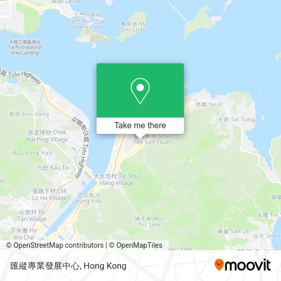 匯縱專業發展中心 map