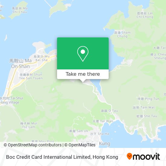 Boc Credit Card International Limited map