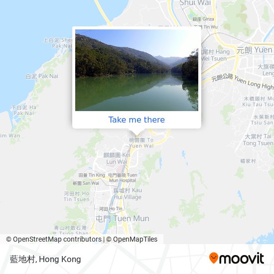 藍地村地圖