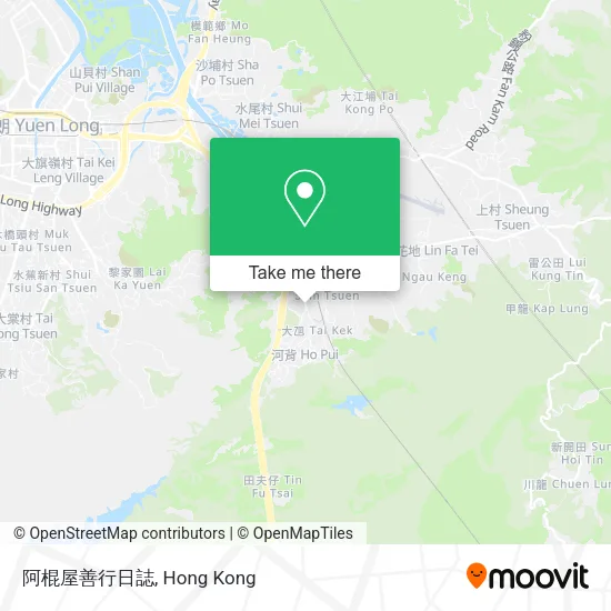 阿棍屋善行日誌地圖