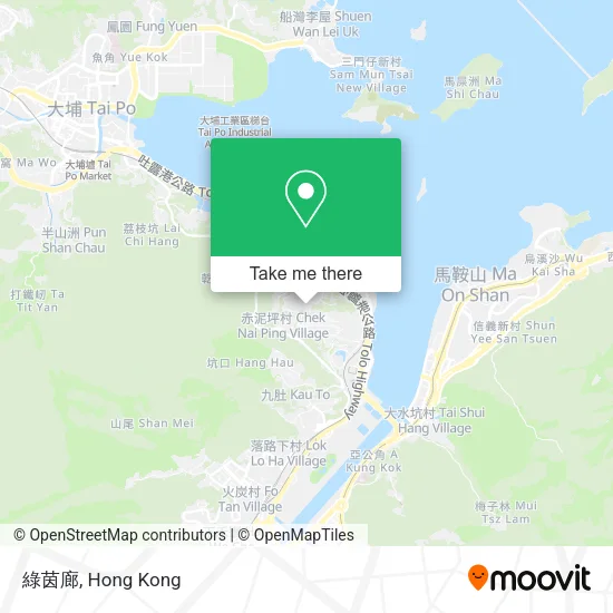 綠茵廊地圖