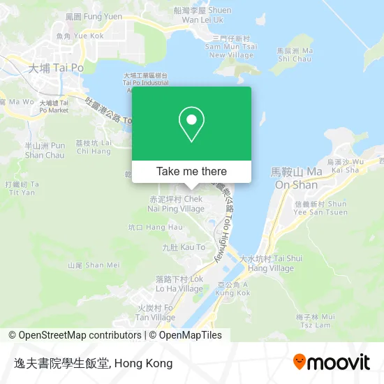 逸夫書院學生飯堂 map