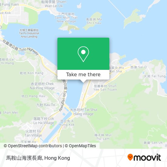 馬鞍山海濱長廊 map