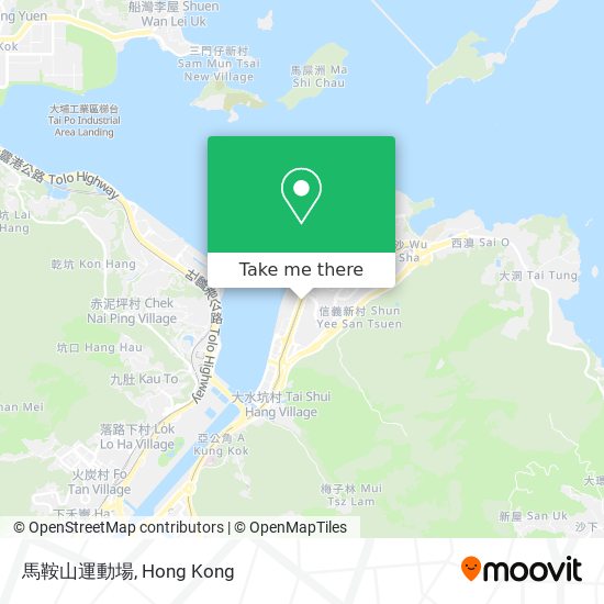 馬鞍山運動場 map