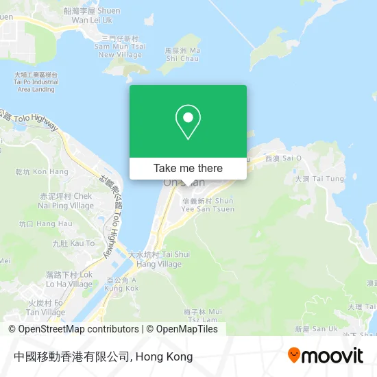 中國移動香港有限公司地圖