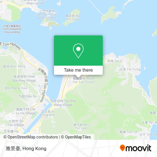 雅景臺 map