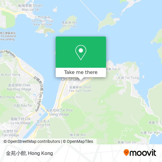 金苑小館 map