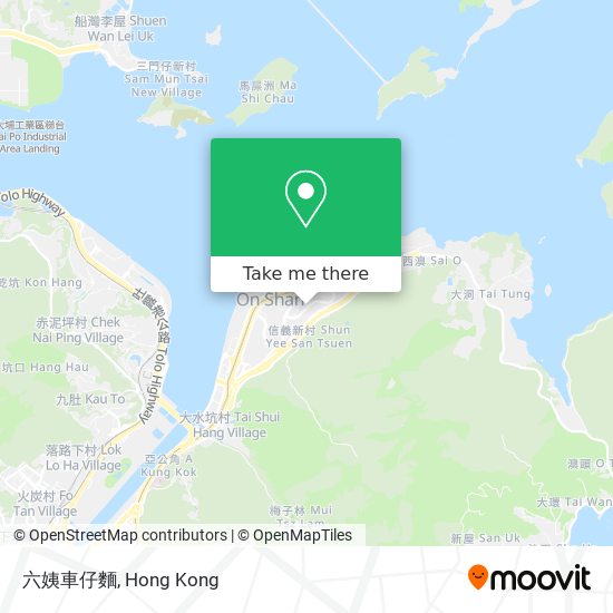 六姨車仔麵 map